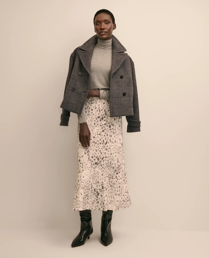 Cashmere Blend Shimmer Turtleneck, image 3