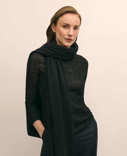 Cashmere 2-Ply Wrap Scarf, image 3