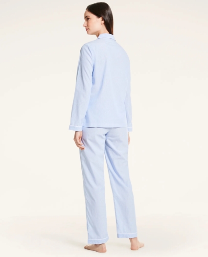 Striped Supima® Cotton Poplin Pajama Set, image 4