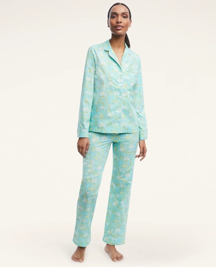Supima® Cotton Vintage Lamb Print Pajamas, image 2