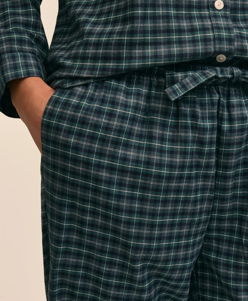 Cotton Flannel Plaid Pajamas, image 4