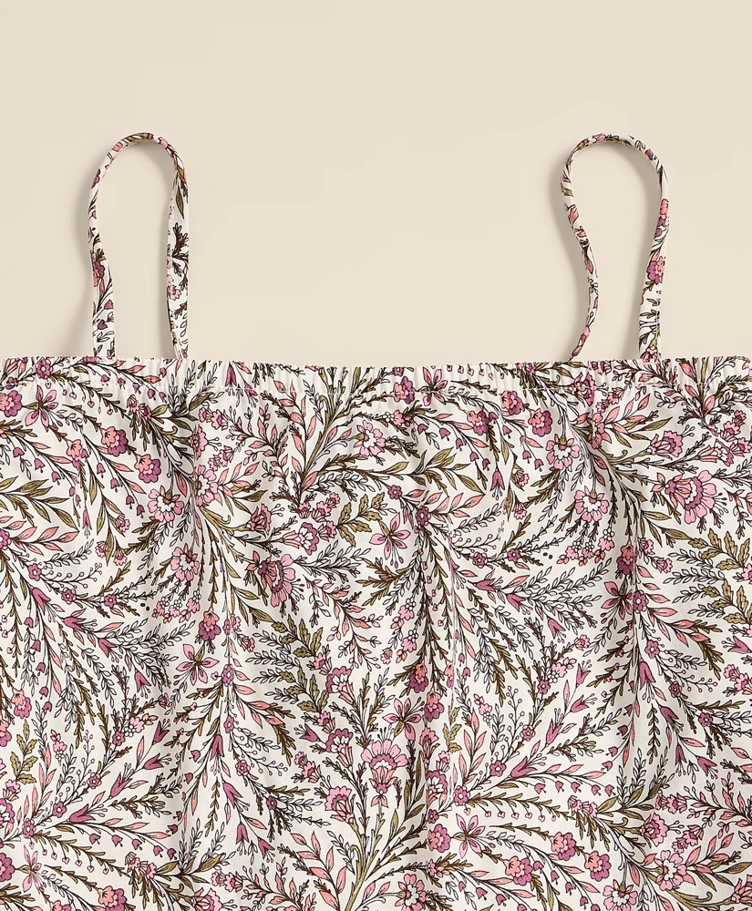 Cotton Jersey Floral Pajamas, image 3