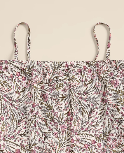 Cotton Jersey Floral Pajamas, image 3