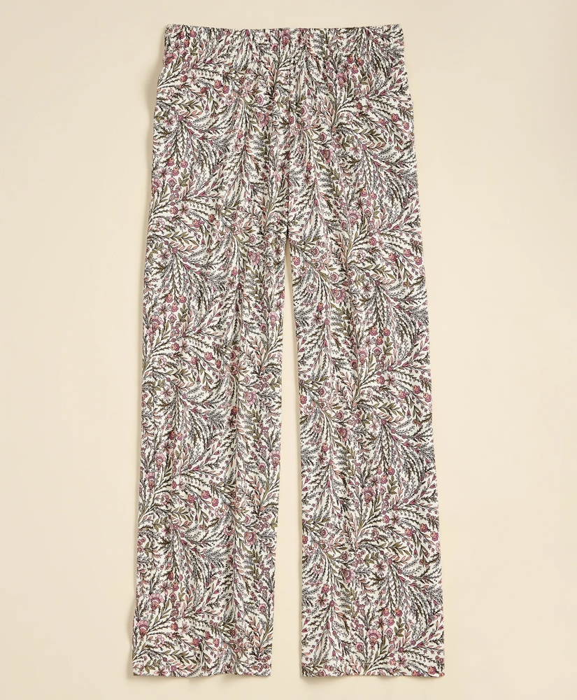 Cotton Jersey Floral Pajamas, image 4