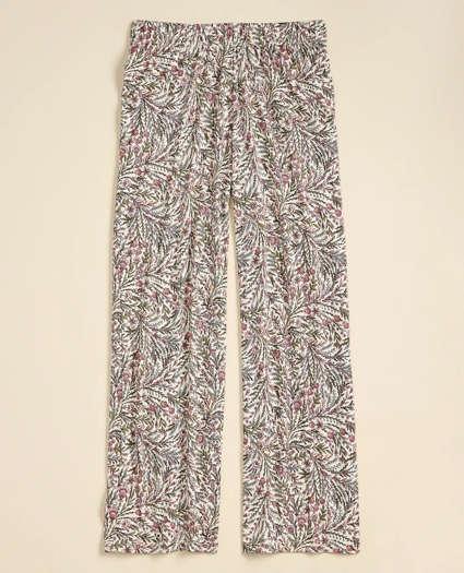 Cotton Jersey Floral Pajamas, image 4