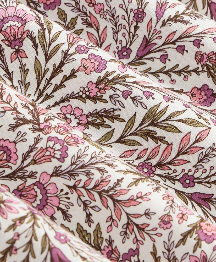 Cotton Jersey Floral Pajamas, image 6