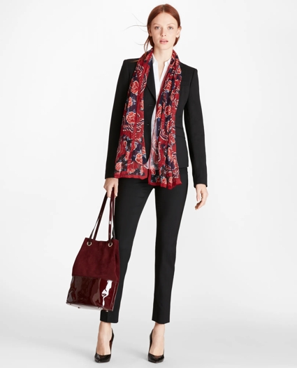 Slim-Fit Wool Pants, image 2