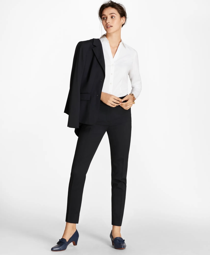 Slim-Fit Wool Pants, image 3