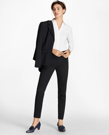 Slim-Fit Wool Pants, image 3