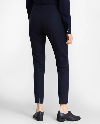 Stretch Cotton Ankle Pants, image 3