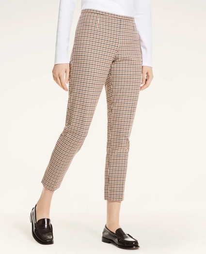 Gun Check Split-Hem Pants, image 1