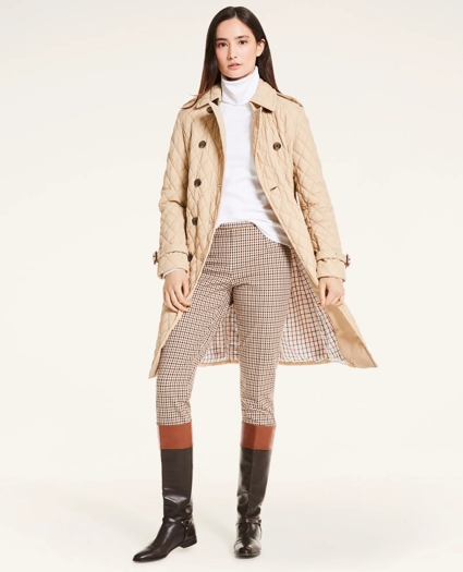 Gun Check Split-Hem Pants, image 2