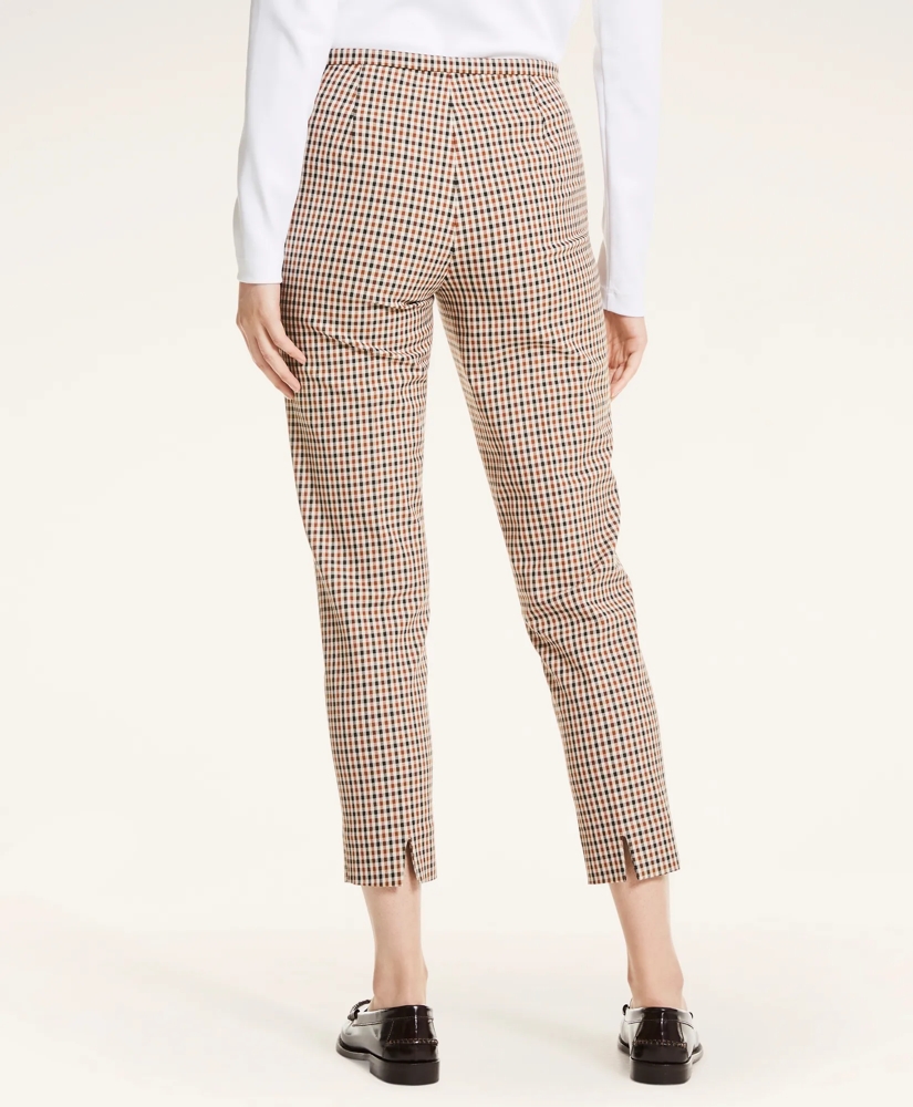 Gun Check Split-Hem Pants, image 3