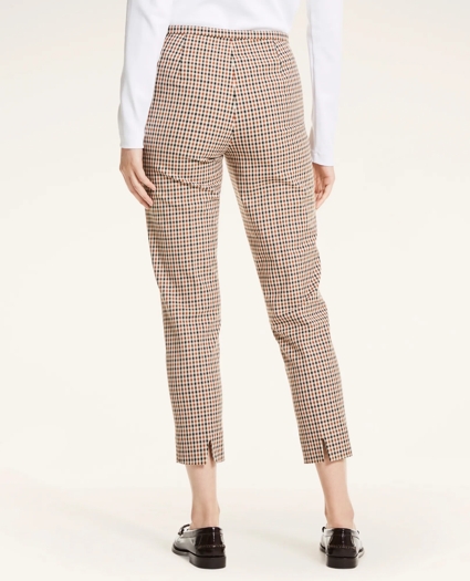 Gun Check Split-Hem Pants, image 3
