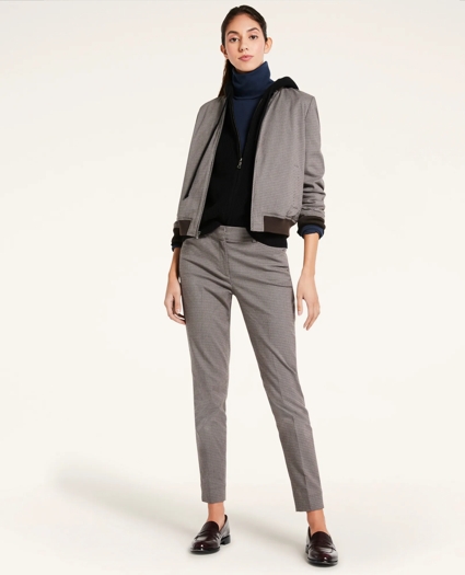Stretch Twill Microcheck Pants, image 2