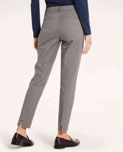 Stretch Twill Microcheck Pants, image 3