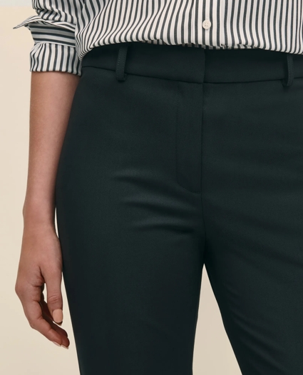The Essential Brooks Brothers Stretch Wool Flare Leg Trousers, image 3