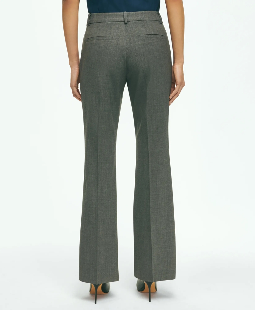 The Essentials Brooks Brothers Stretch Wool Flare Leg Trousers, image 3