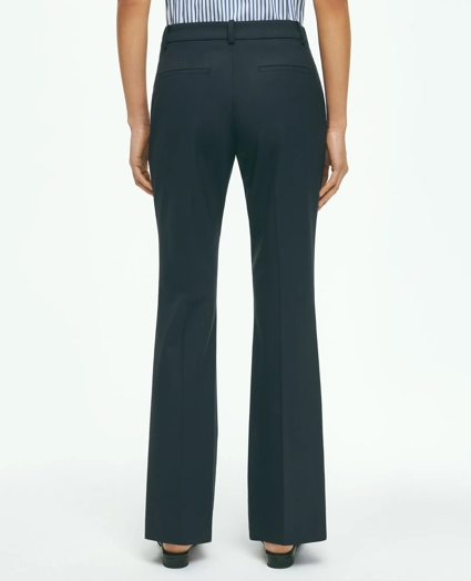 The Essentials Brooks Brothers Stretch Wool Flare Leg Trousers, image 3