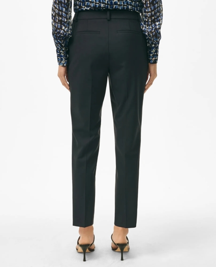The Essentials Brooks Brothers Stretch Wool Slim Crop Pants, image 3