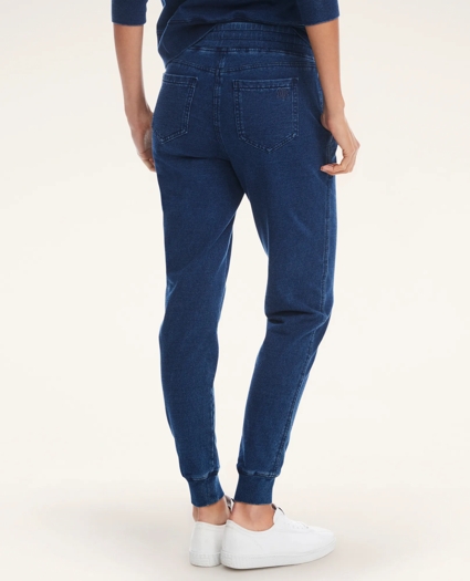 Cotton Terry Indigo Joggers, image 3