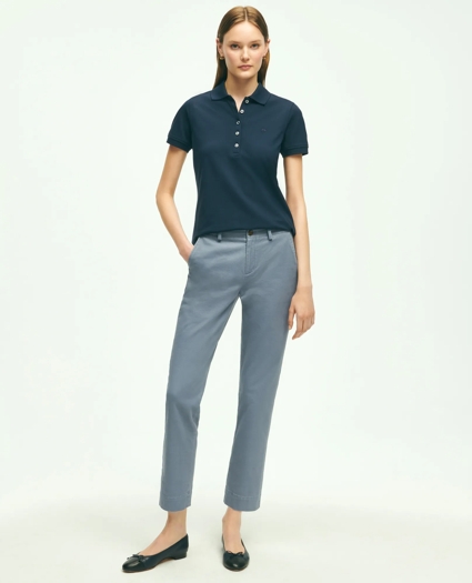 Garment Washed Stretch Cotton Chinos, image 2