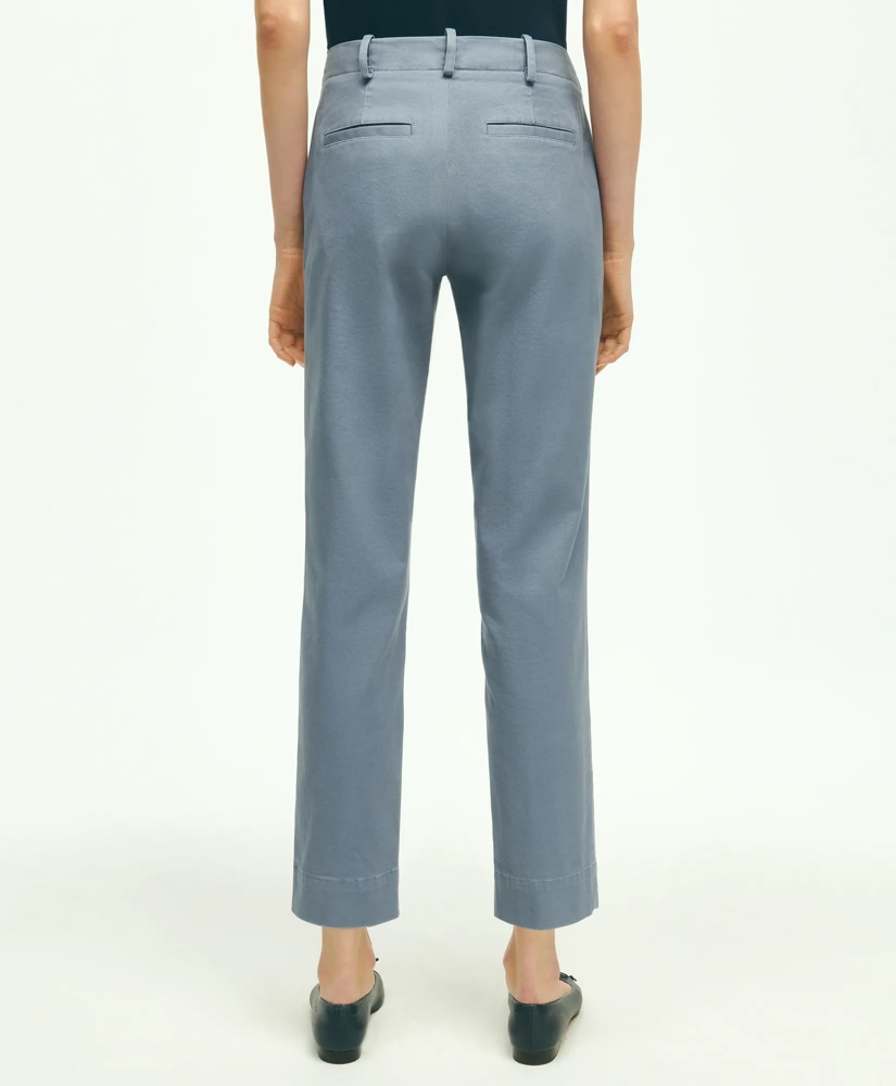 Garment Washed Stretch Cotton Chinos, image 3