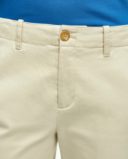 Garment Washed Stretch Cotton Chinos, image 2