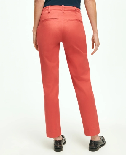 Garment Washed Stretch Cotton Chinos, image 3
