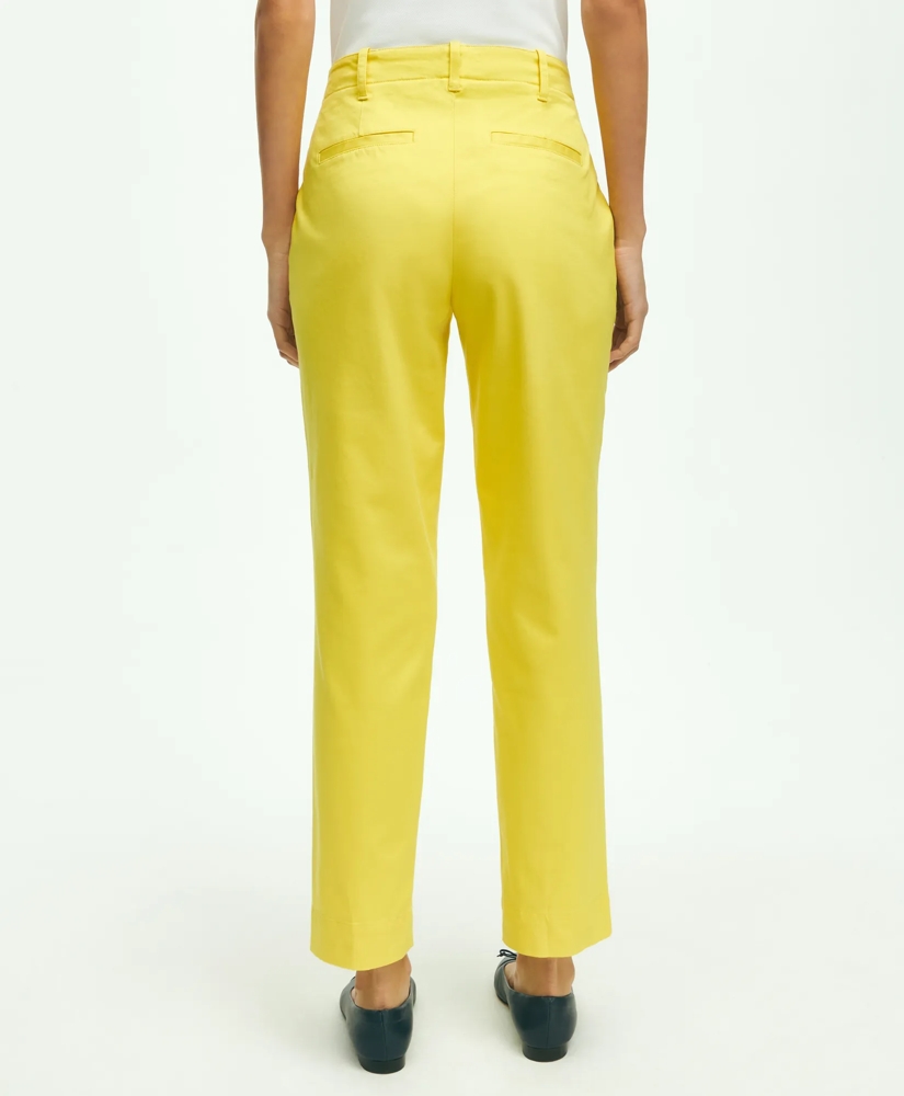 Garment Washed Stretch Cotton Chinos, image 2