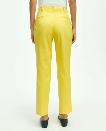 Garment Washed Stretch Cotton Chinos, image 2