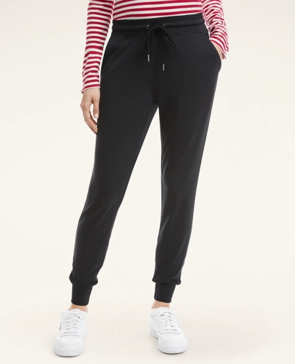 Jersey Drawstring Jogger Pants, image 1