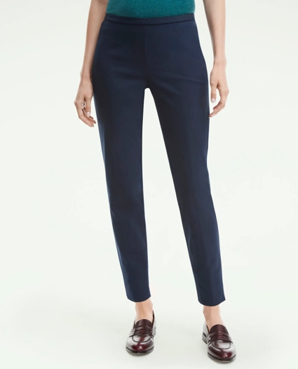Side-Zip Stretch Cotton Pant, image 1