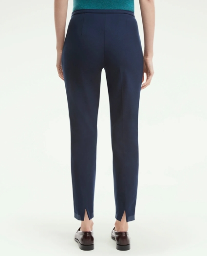 Side-Zip Stretch Cotton Pant, image 3