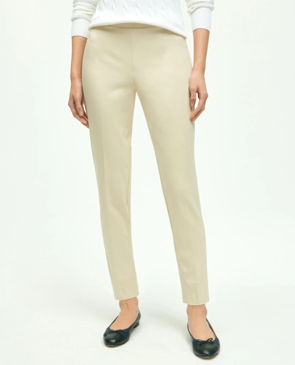 Side-Zip Stretch Cotton Pant, image 1