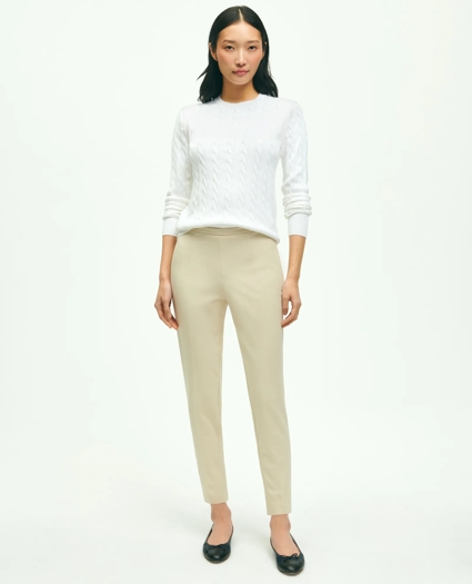 Side-Zip Stretch Cotton Pant, image 2