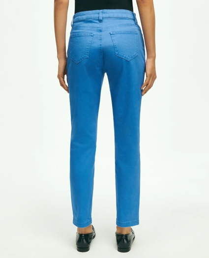 Stretch Cotton Five-Pocket Pants, image 2