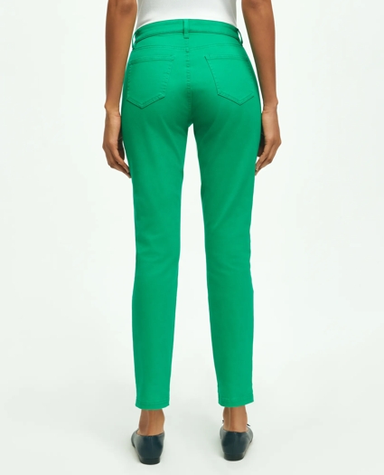 Stretch Cotton Five-Pocket Pants, image 2