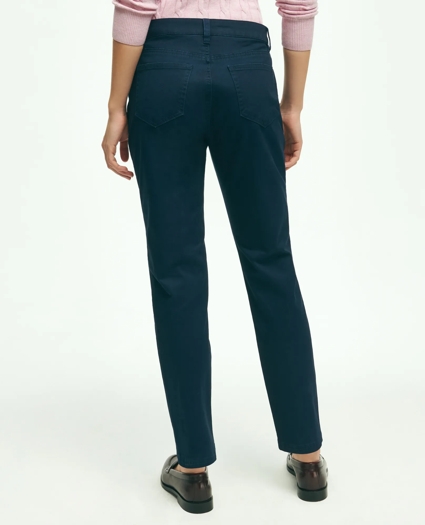 Stretch Cotton Five-Pocket Pants, image 3