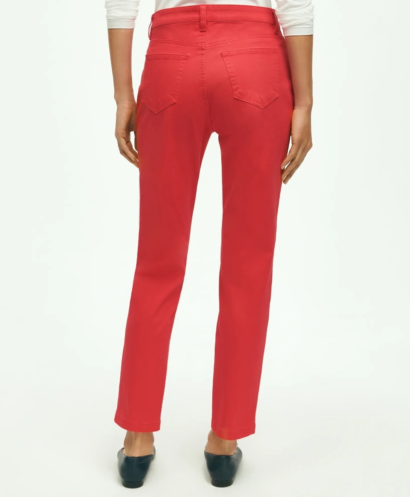 Stretch Cotton Five-Pocket Pants, image 3
