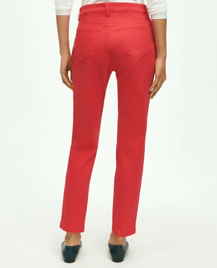 Stretch Cotton Five-Pocket Pants, image 3