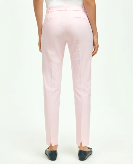 Stretch Cotton Pinpoint Oxford Cropped Pants, image 5