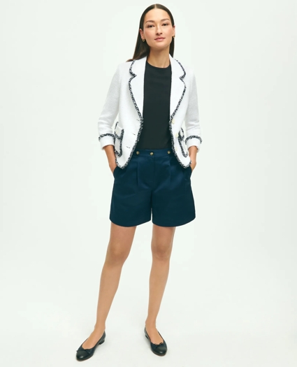 Stretch Cotton Twill Shorts, image 2