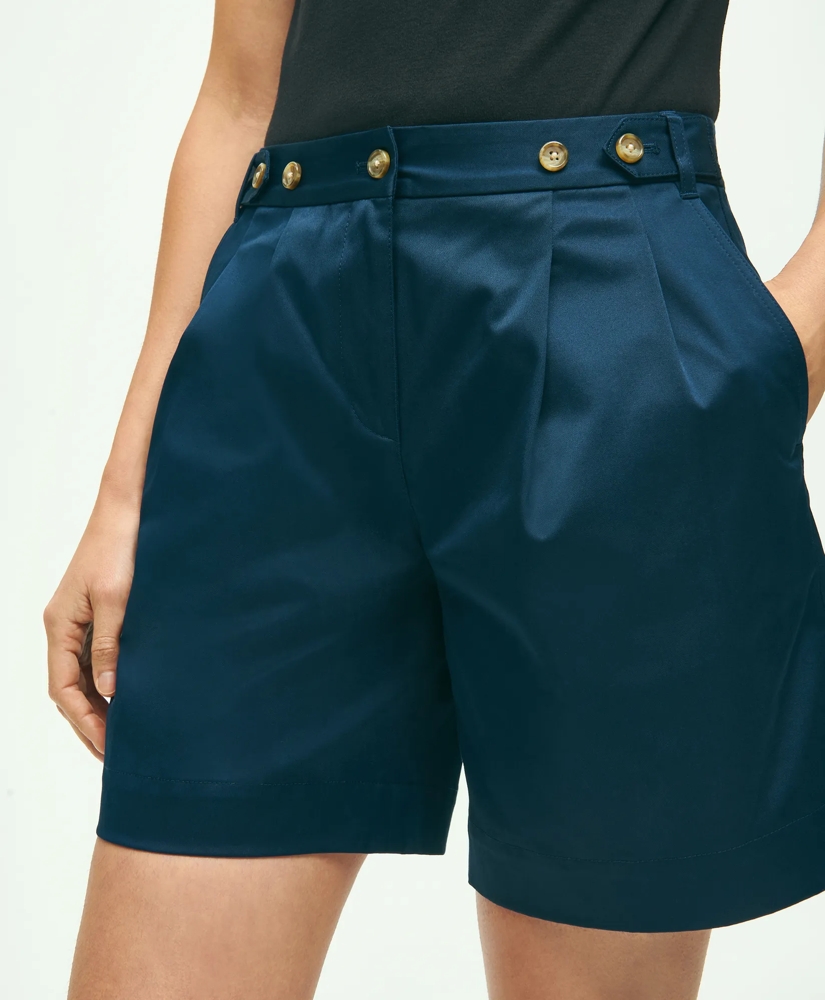 Stretch Cotton Twill Shorts, image 3