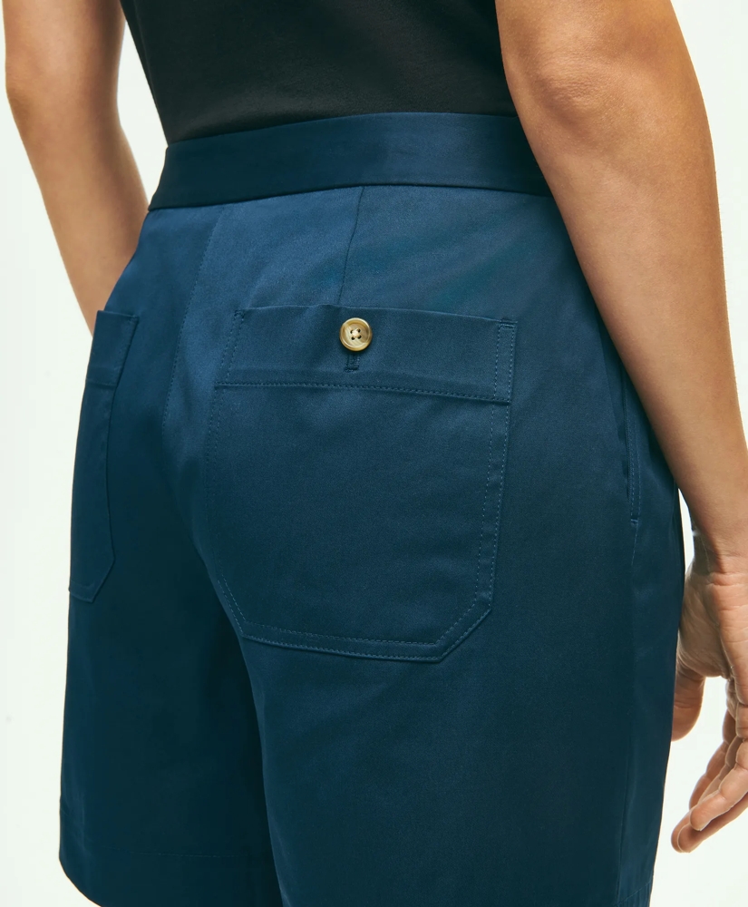 Stretch Cotton Twill Shorts, image 6