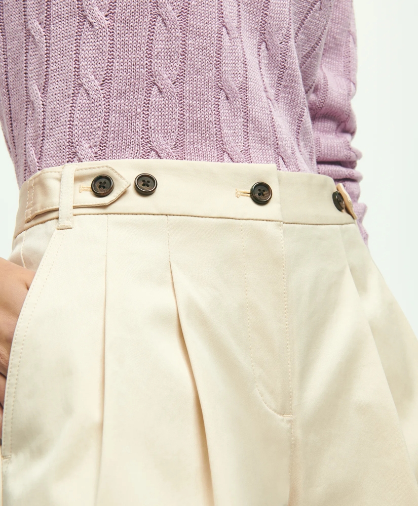 Stretch Cotton Twill Shorts, image 4