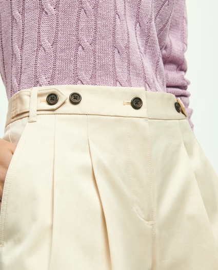 Stretch Cotton Twill Shorts, image 4