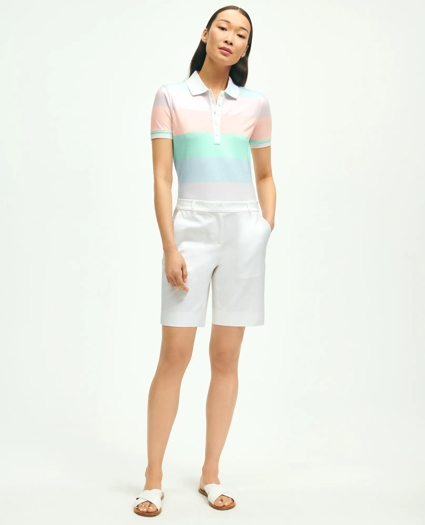 Stretch Cotton Twill Bermuda Shorts, image 2