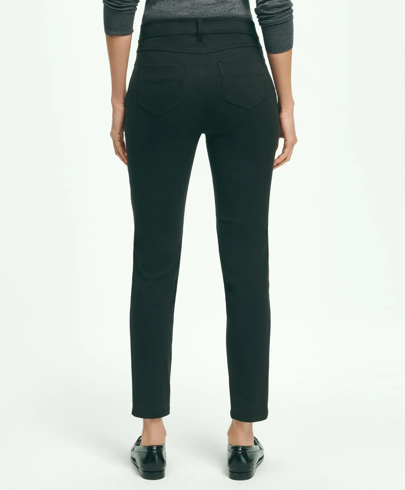 Cotton Blend 5-Pocket Riding Pants, image 4