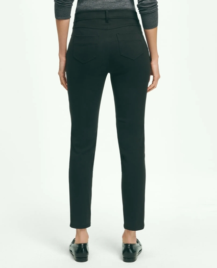 Cotton Blend 5-Pocket Riding Pants, image 4